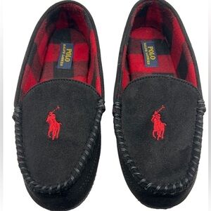 Polo Ralph Lauren women’s Embroidered-logo Declan slippers